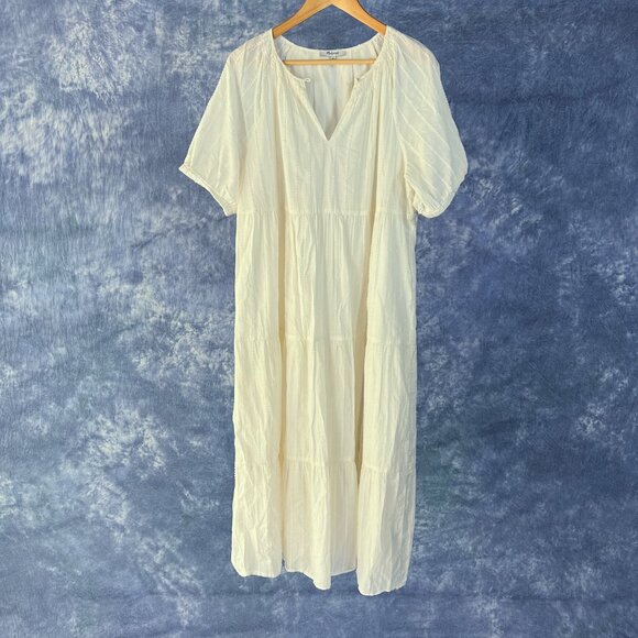 Madewell Dresses & Skirts - Madewell Ivory 100% Cotton Dress Sz L